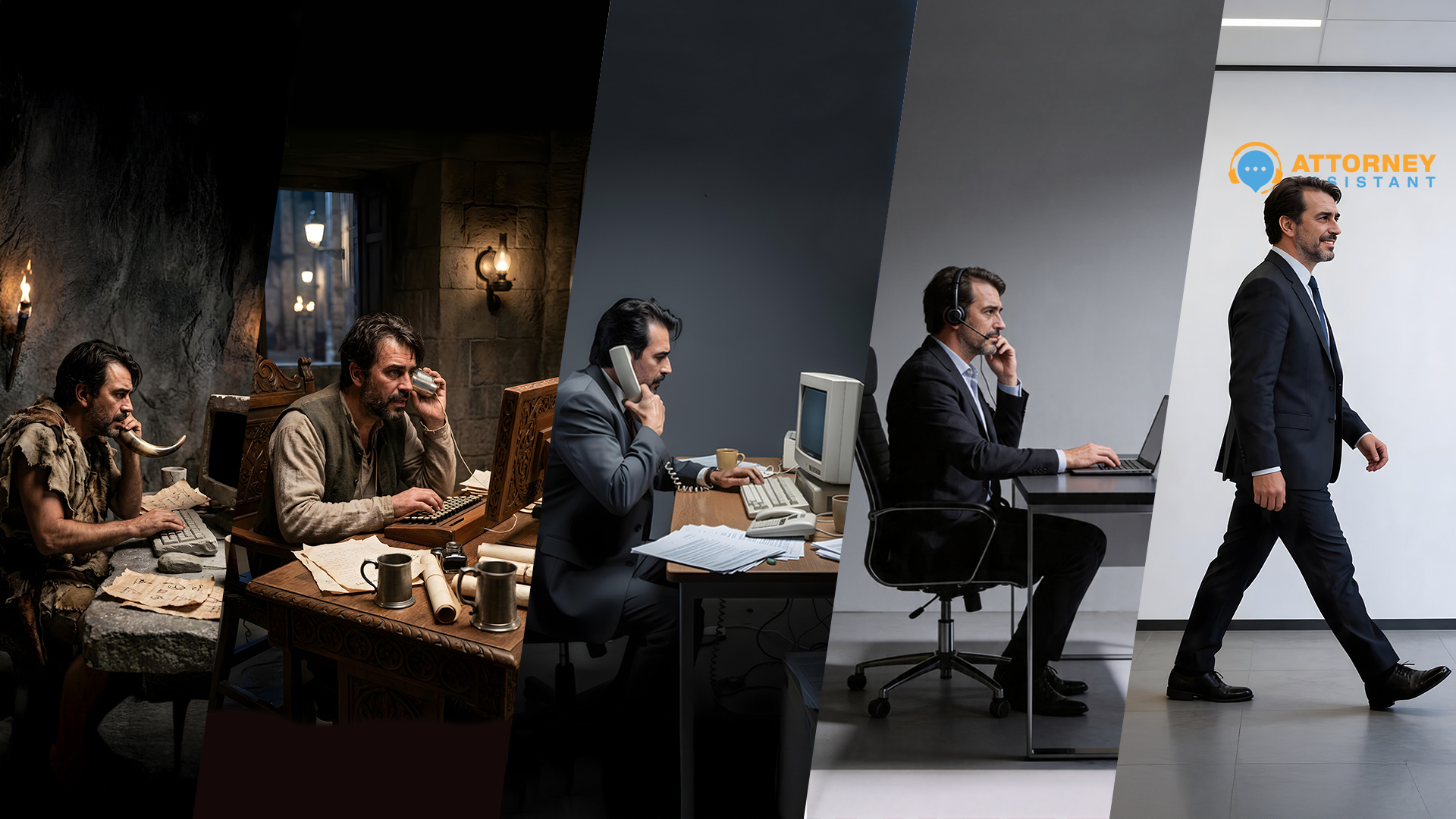 The Evolution of Staffing — from cave to modern office to walking free